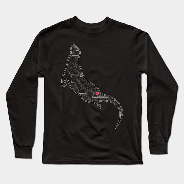 Otterdelphia Long Sleeve T-Shirt by Ambrosia Salad